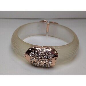 Unsigned Alexis Bittar Hinged Bangle Bracelet